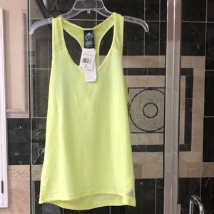 adidas Neon Yellow Tank Top (tags removed)